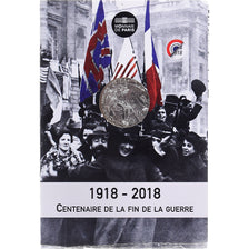 France, 10 Euro, 2018, Pessac, Centenaire de l'Armistice., MS(65-70), Billon