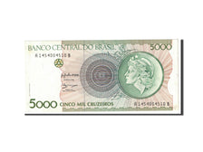 Banknote, Brazil, 5000 Cruzeiros, 1990, Undated, KM:227, UNC(63)