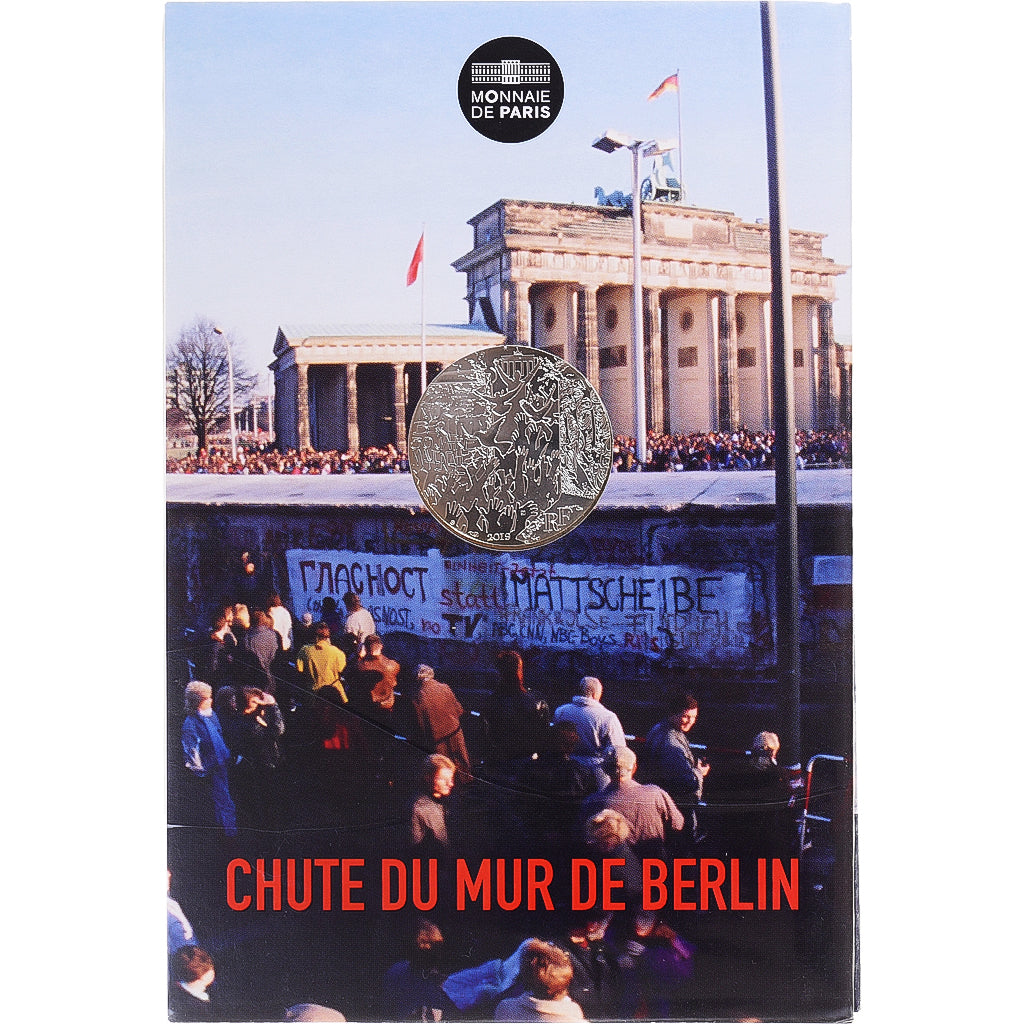 France, 10 Euro, 2019, Monnaie de Paris, Chute du mur de Berlin, MS(65-70)