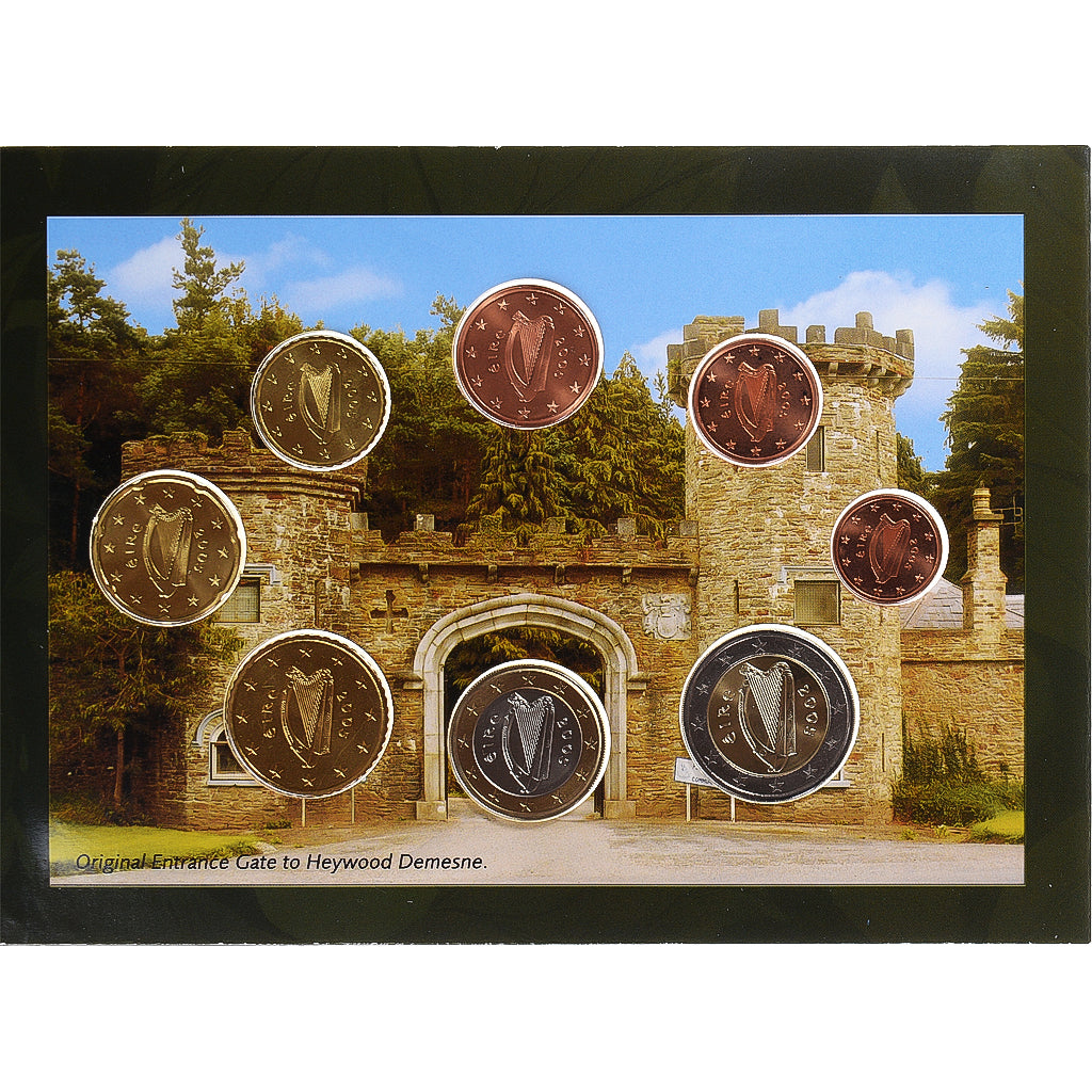 IRELAND REPUBLIC, Set, 2005, Sandyford, 1c à 2€, STGL