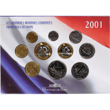 Coin, France, Set, 2001, Paris, BU, MS(65-70), Gadoury:page 288