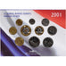 Coin, France, Set, 2001, Paris, BU, MS(65-70), Gadoury:page 288