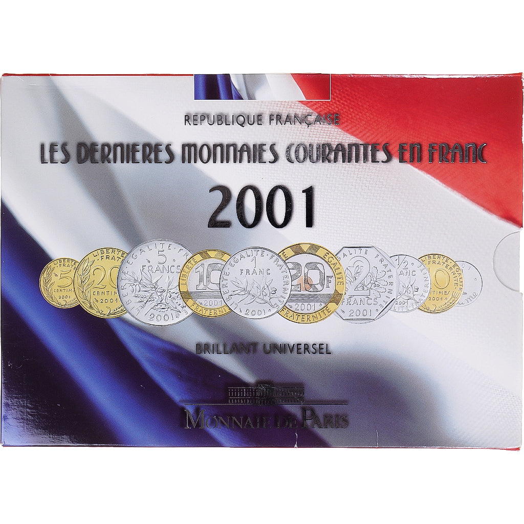 Coin, France, Set, 2001, Paris, BU, MS(65-70), Gadoury:page 288
