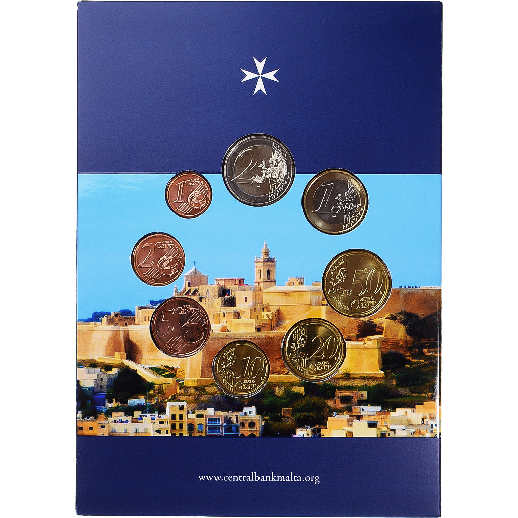 Malta, Set, 2016, Pessac, Set 9 monnaies EURO BU, MS(65-70)