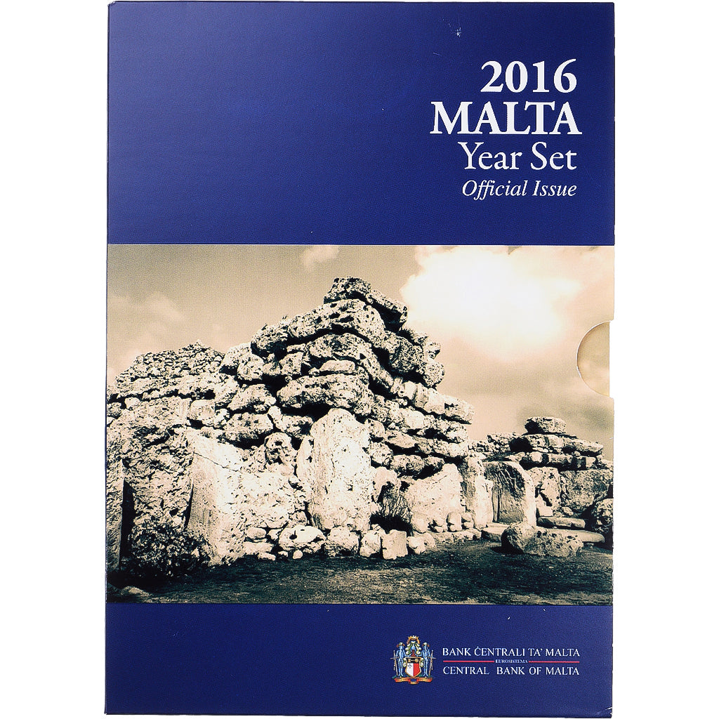 Malta, Set, 2016, Pessac, Set 9 monnaies EURO BU, MS(65-70)