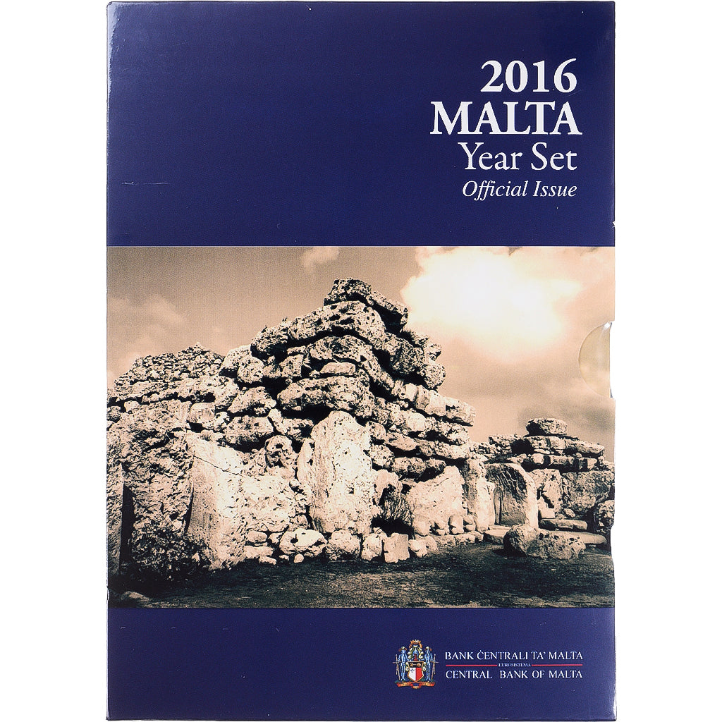 Malta, Set, 2016, Pessac, Set 9 monnaies EURO BU, MS(65-70)