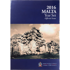 Malta, Set, 2016, Pessac, Set 9 monnaies EURO BU, MS(65-70)
