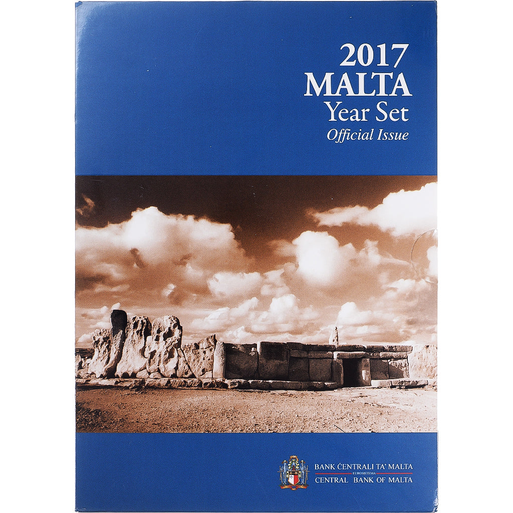 Malte, Coffret, 2017, Pessac, Set 9 monnaies EURO BU, FDC