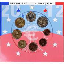 France, Monnaie de Paris, Euro-Set, 2012, Paris, BU, MS(65-70)
