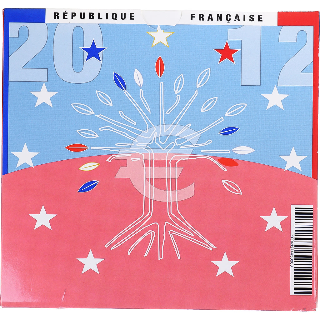 France, Monnaie de Paris, Euro-Set, 2012, Paris, BU, MS(65-70)