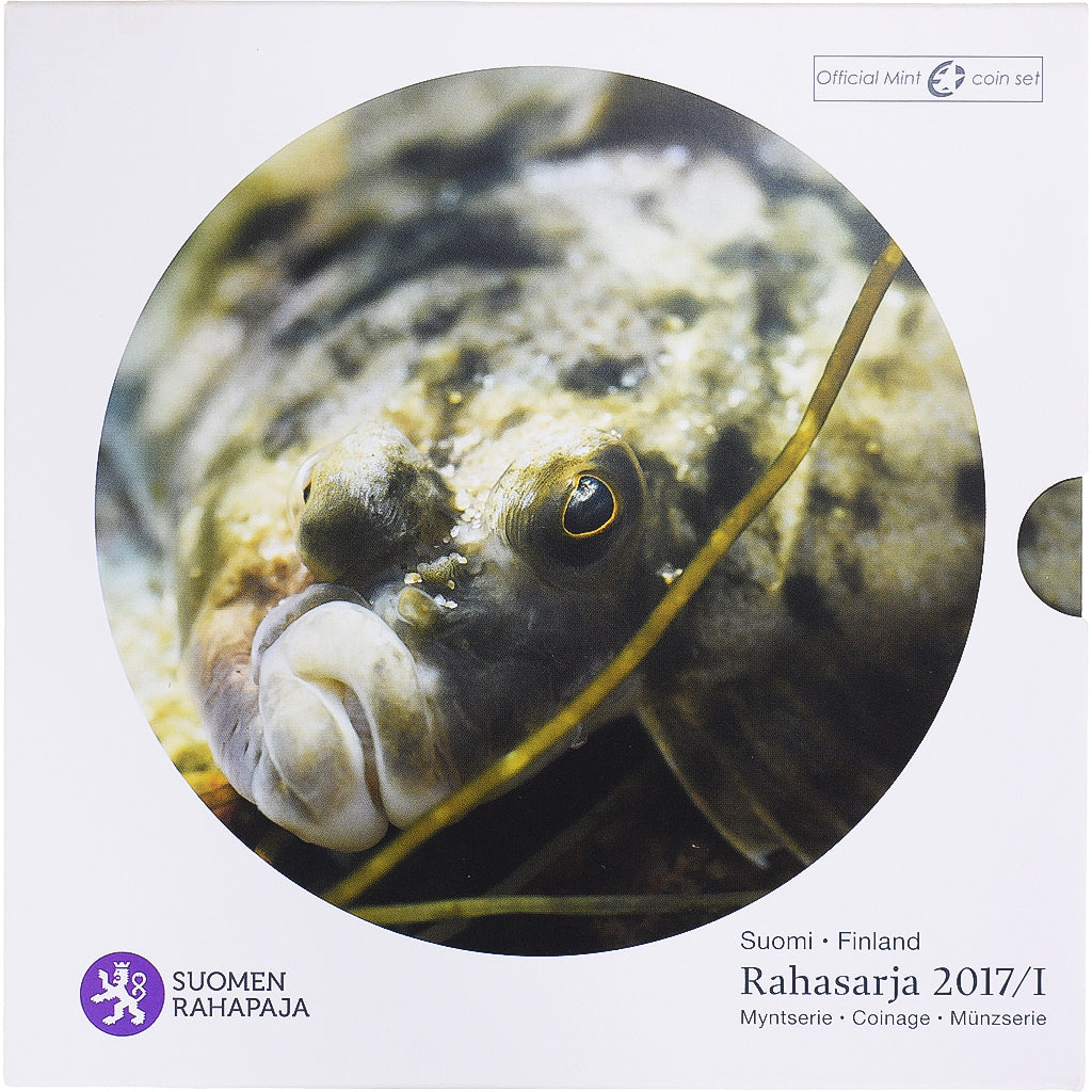 Finland, Euro-Set, 2017, Vantaa, Poissons de la mer baltique .RAHAPAJA.BU