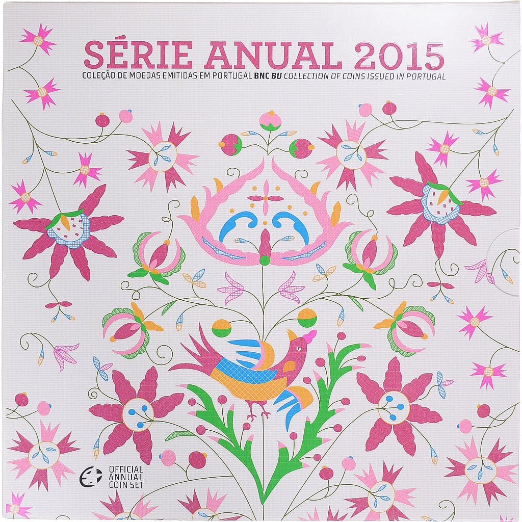 Portugal, Euro-Set, 2015, Annual Set.BU, MS(65-70)