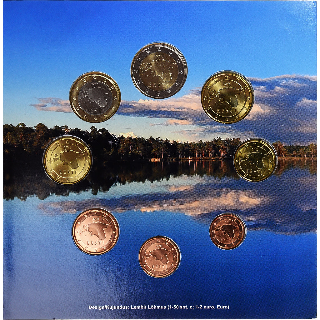 Estonia, Euro-Set, 2011, BU, FDC, Sin información