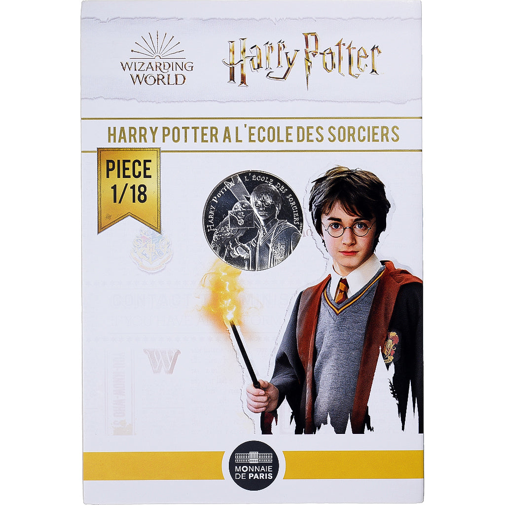 Francia, 10 Euro, 2021, Monnaie de Paris, Harry Potter à l’école des
