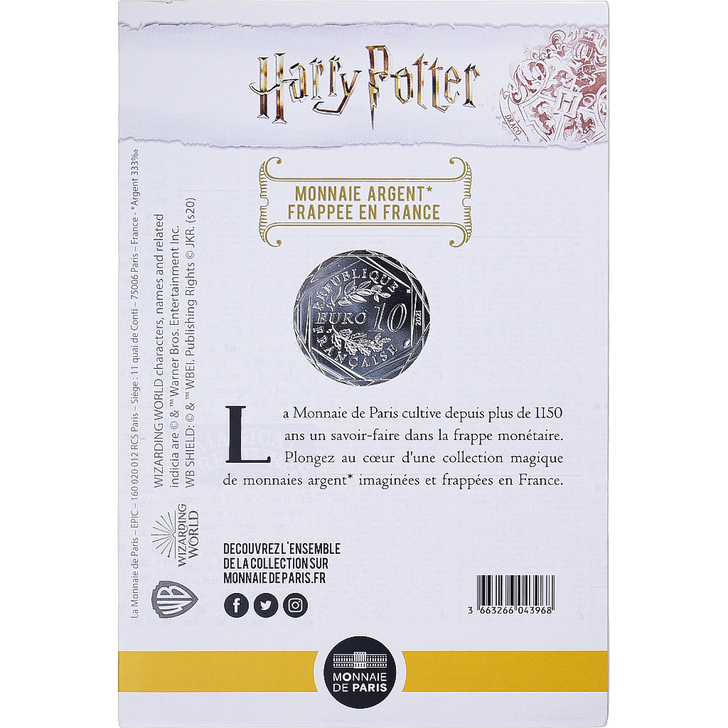Frankrijk, 10 Euro, 2021, Monnaie de Paris, Harry Potter et l'ordre du