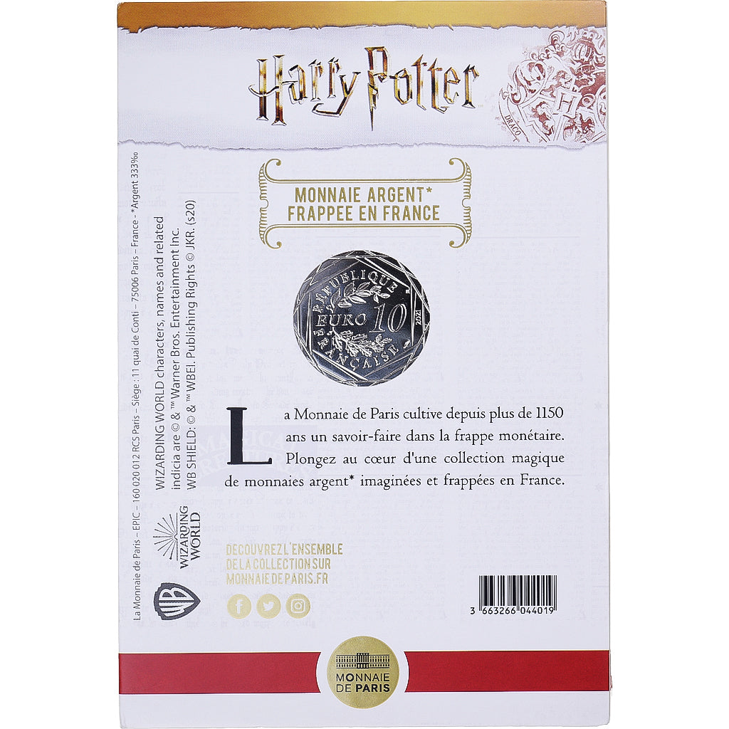 Francja, 10 Euro, 2021, Monnaie de Paris, Harry Potter et le prince de SANG