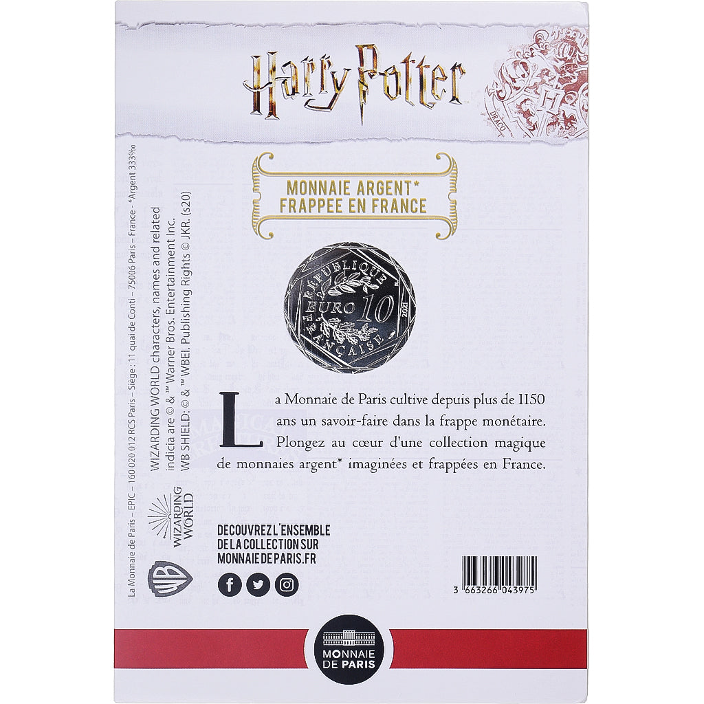 Frankrijk, 10 Euro, 2021, Monnaie de Paris, Harry Potter et le prince de SANG