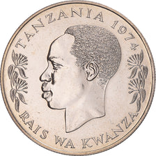 Coin, Tanzania, 25 Shilingi, 1974, Conservation., MS(63), Silver, KM:7