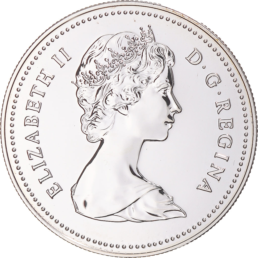 Coin, Canada, Elizabeth II, Dollar, 1980, Royal Canadian Mint, Ottawa, Arctic