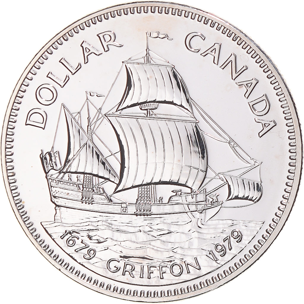 Coin, Canada, Elizabeth II, Dollar, 1979, Royal Canadian Mint, Ottawa