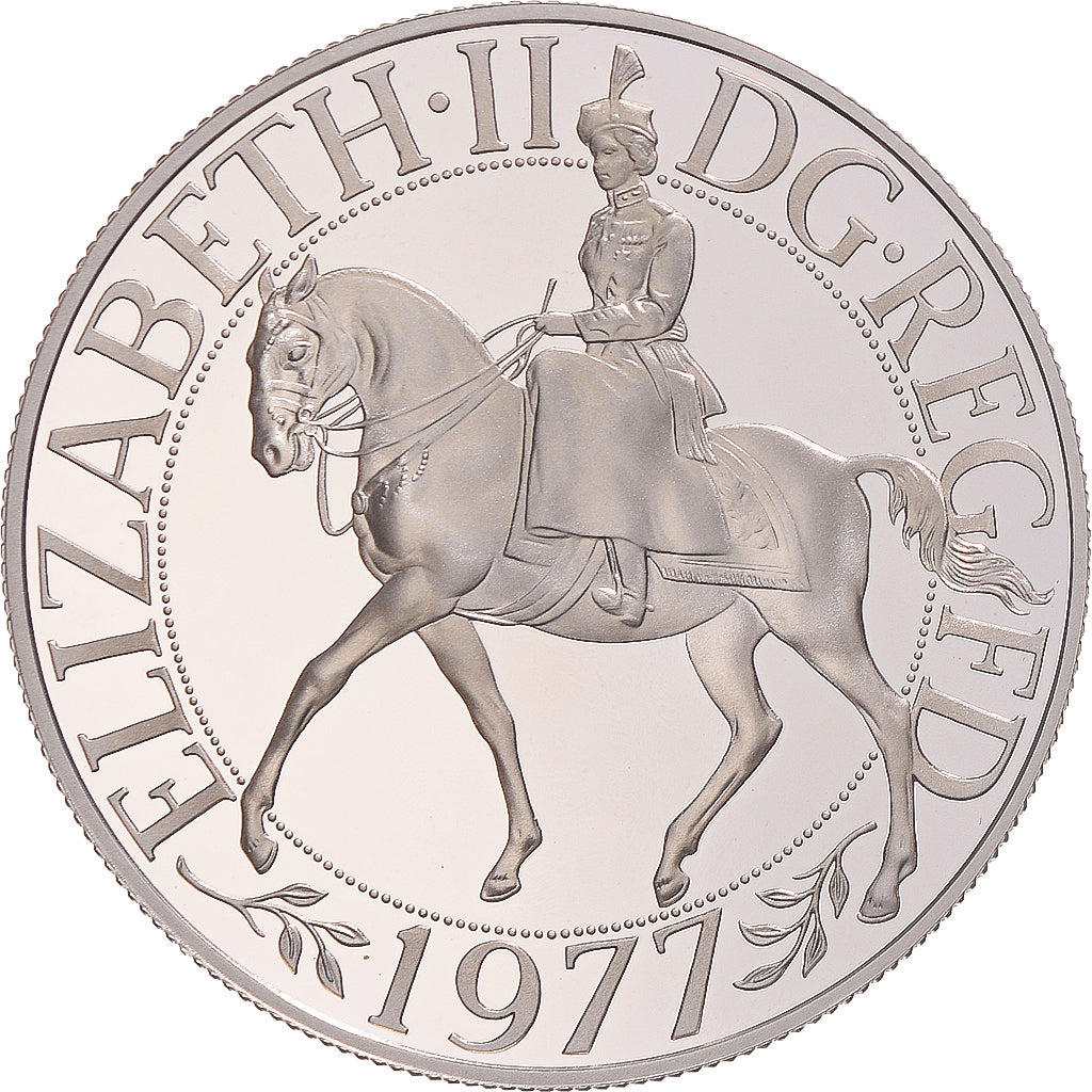 Coin, Great Britain, Elizabeth II, 25 New Pence, 1977, Silver Jubilee of