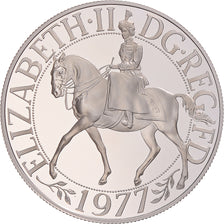 Coin, Great Britain, Elizabeth II, 25 New Pence, 1977, Silver Jubilee of