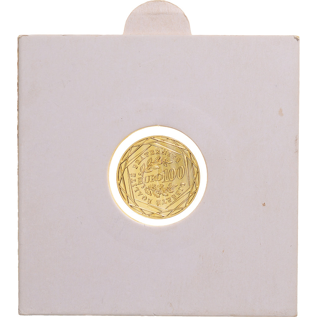 France, Monnaie de Paris, 100 Euro, 2008, Paris, Semeuse FDC, MS(65-70), Gold
