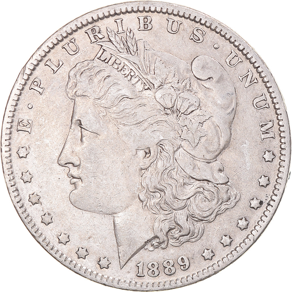Coin, United States, Morgan Dollar, Dollar, 1889, U.S. Mint, New Orleans