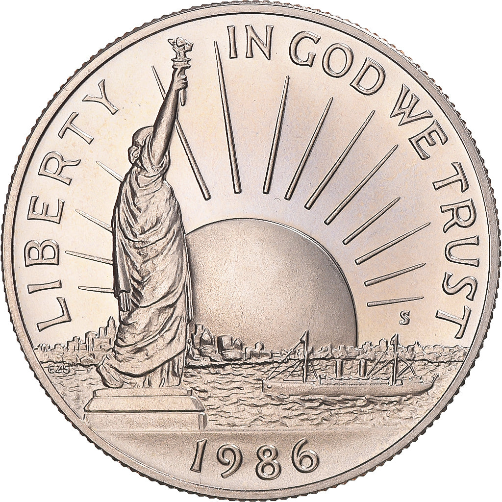 Coin, United States, Half Dollar, 1986, U.S. Mint, San Francisco, BE, MS(64)