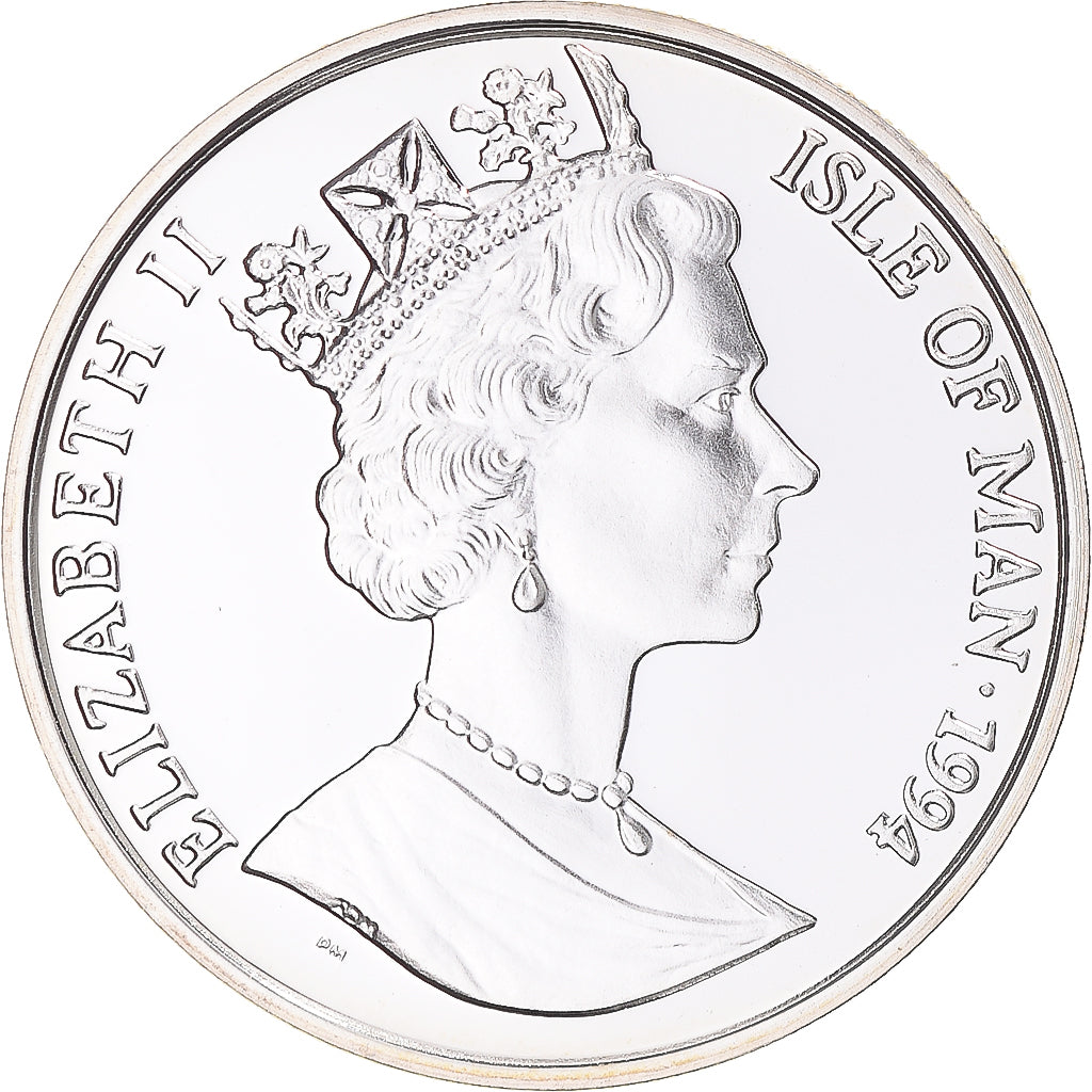 Coin, Isle of Man, Elizabeth II, 15 Ecus, 1994, Pobjoy Mint, BE, MS(65-70)
