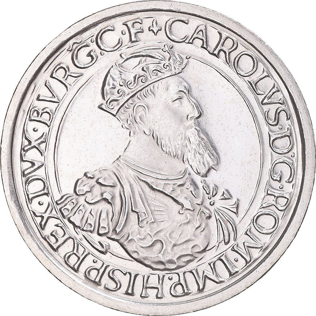 Coin, Belgium, 5 Ecu, 1987, MS(63), Silver, KM:166