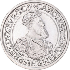 Coin, Belgium, 5 Ecu, 1987, MS(63), Silver, KM:166