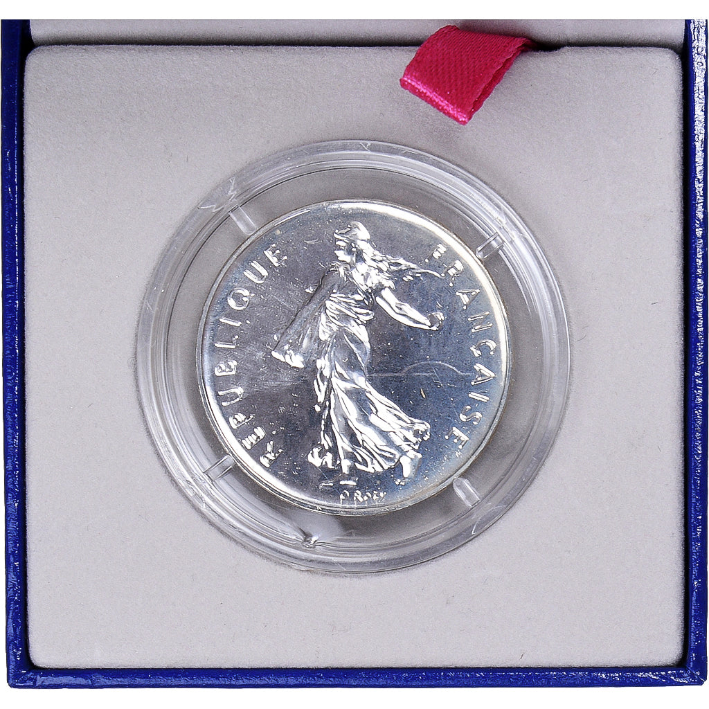 Moneta, Francja, Monnaie de Paris, 5 Francs, 2001, Paris, Last Year of the