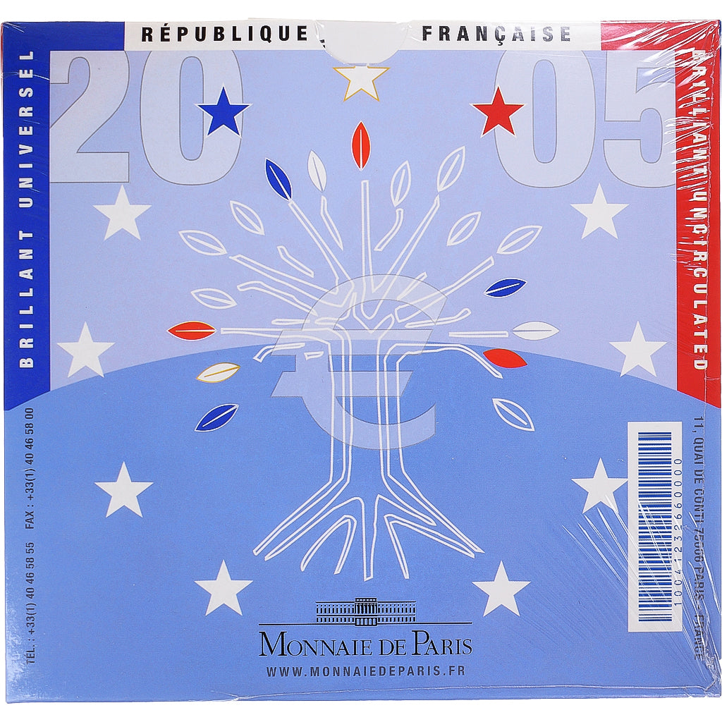 Francia, Euro-Set, 2005, BU, FDC, Sin información