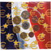 France, 1 Cent to 2 Euro, euro set, 2004, Monnaie de Paris, BU, MS(65-70)