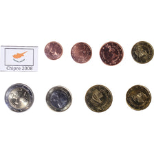 Cypr, Euro-Set, 2008, MS(63), ND