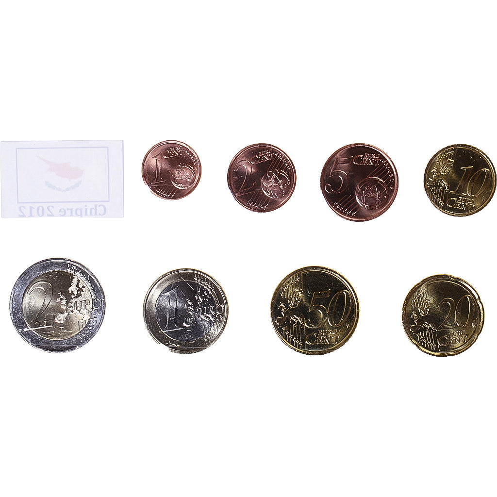 Cyprus, Euro-Set, 2012, MS(63)