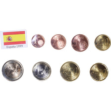 Hiszpania, Set Euros, 1999, MS(63), ND
