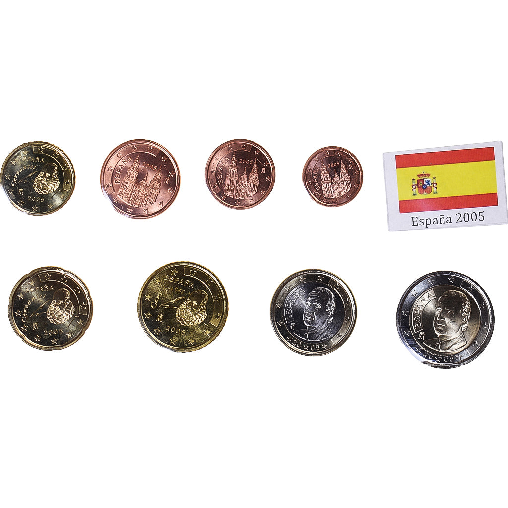 España, Set Euros, 2005, SC, Sin información
