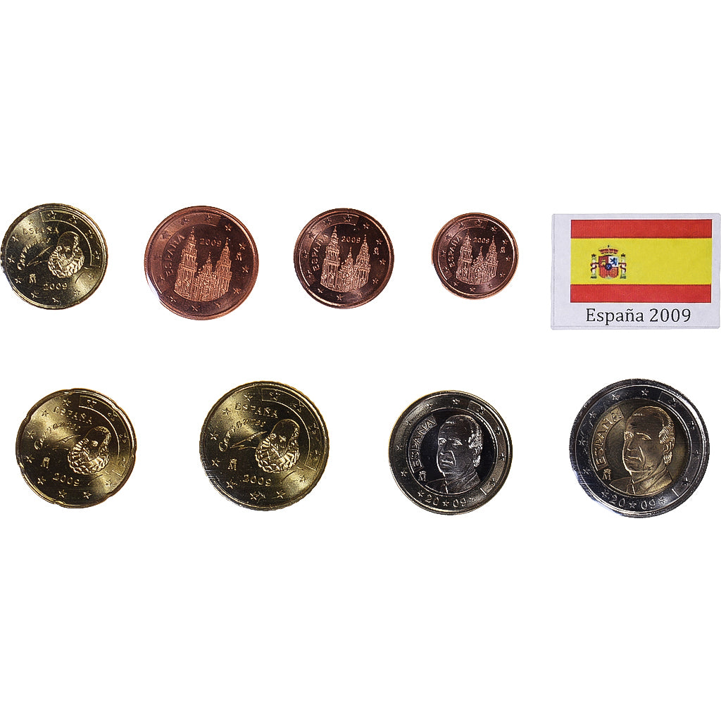 España, Set Euros, 2009, SC, Sin información