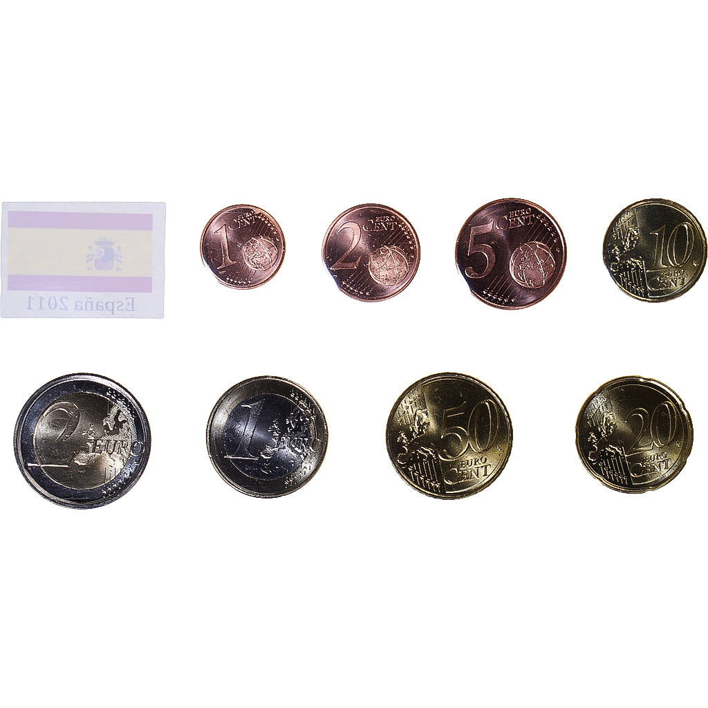 Spanien, Set Euros, 2011, UNZ