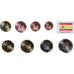 Spain, Set Euros, 2017, MS(63)