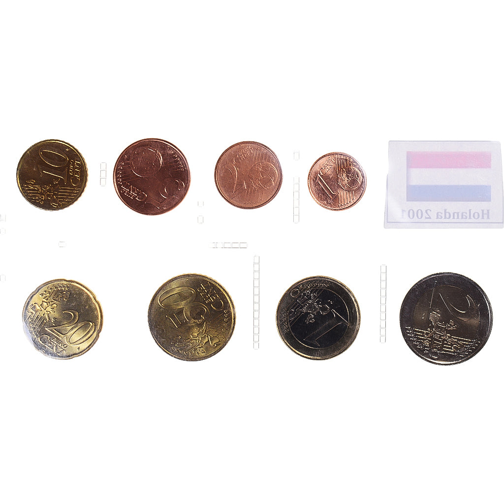 Nederland, Euro-Set, 2001, UNC-, n.v.t.