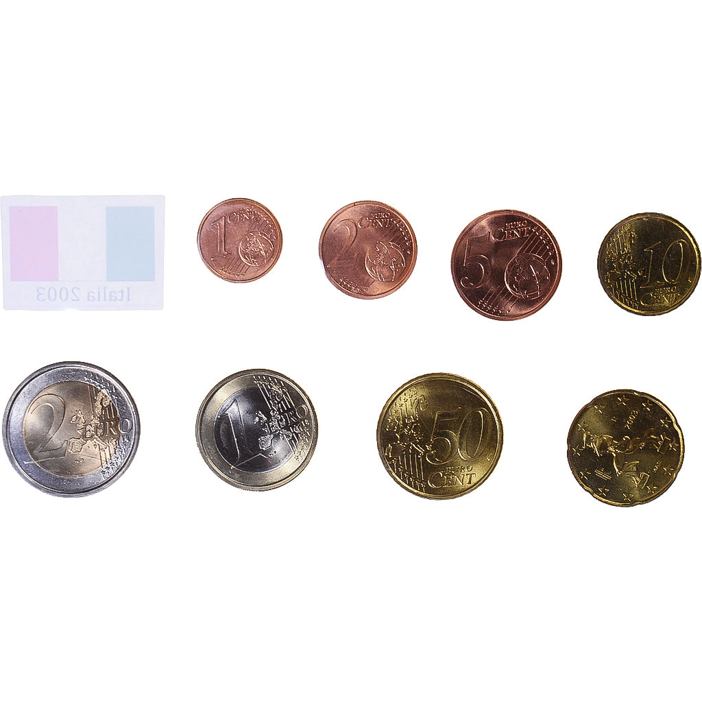 Italia, Euro-Set, 2003, Rome, SPL, N.C.