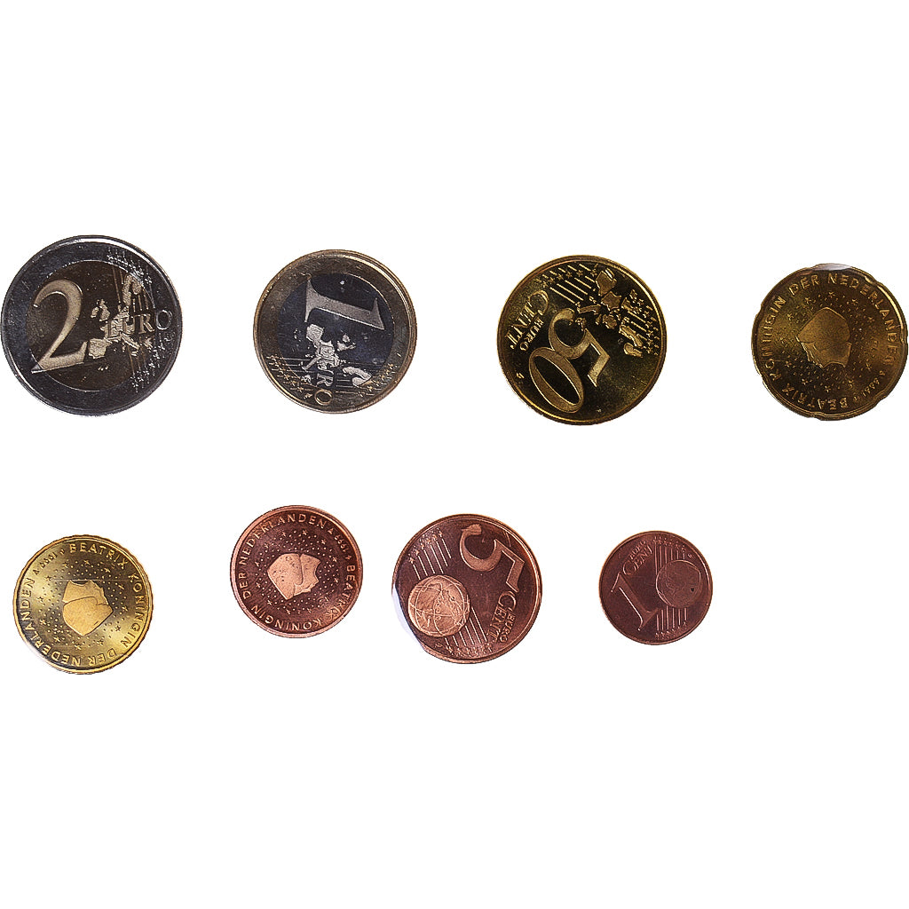 Pays-Bas, Euro-Set, 1999, BE, FDC