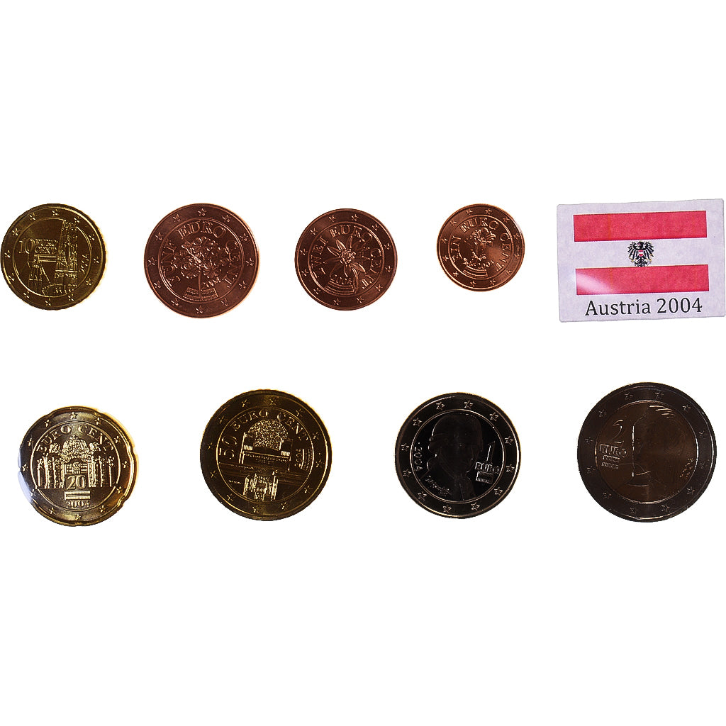 Austria, Euro-Set, 2004, SPL, N.C.