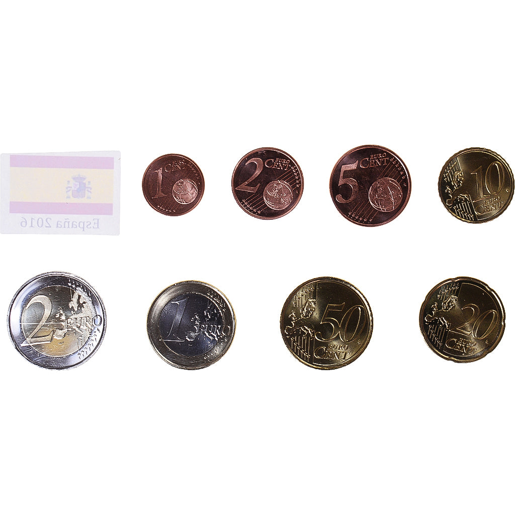 España, Set Euros, 2016, SC, Sin información