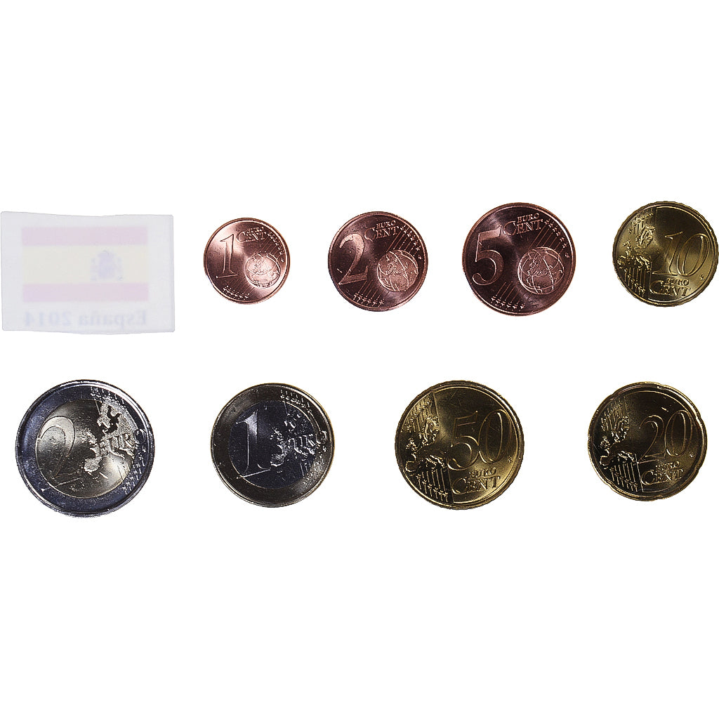 Spanien, Set Euros, 2014, UNZ