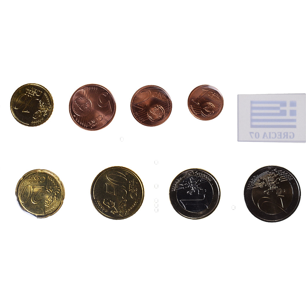 Griekenland, Set Euros, 2007, UNC-, n.v.t.