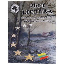 Latvia, Set, 2004, Euro Pattern Trial Probe Essai  Set euro fantaisy, MS(65-70)